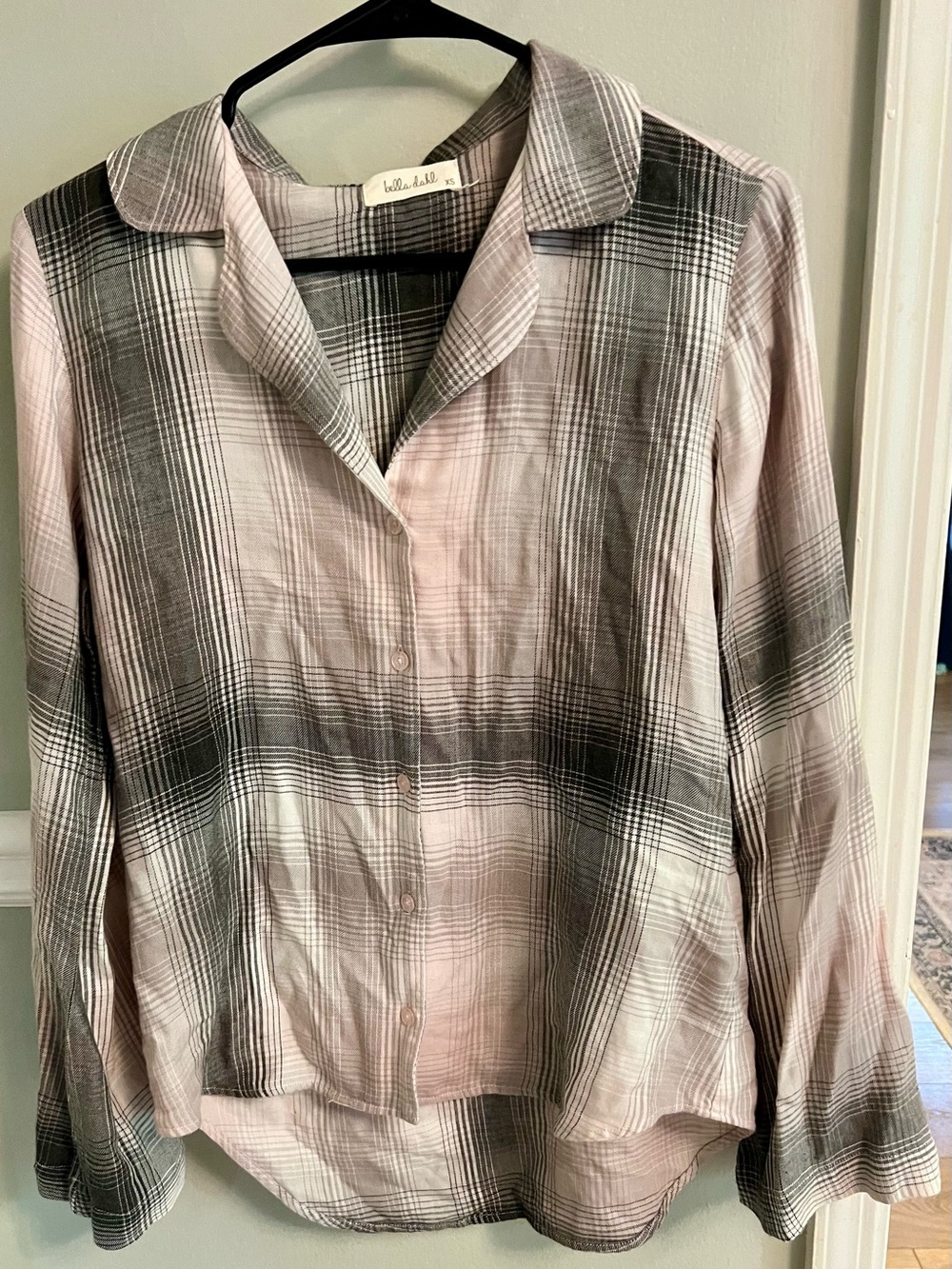 Bella Dahl pj set with button up & joggers